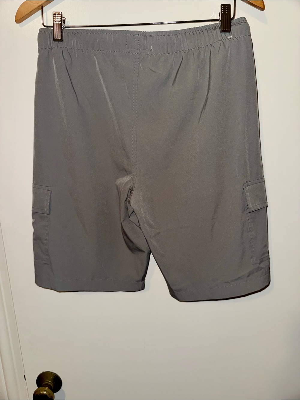 Weatherproof Vintage Youth Gray Cargo Drawstring Shorts Size XL - Picture 3 of 4